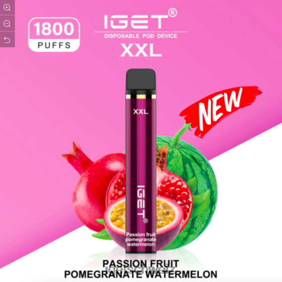 IGET online xxl – 1800 Züge JNJRFD664 Passionsfrucht-Granatapfel-Wassermelone