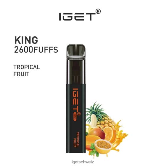 IGET bar buy online King – 2600 Züge JNJRFD518 Tropische Frucht