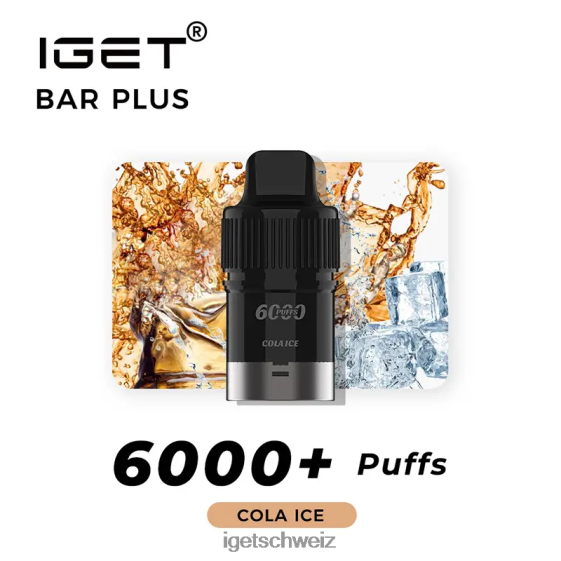 IGET bar buy online Bar Plus Pod 6000 Züge JNJRFD263 Cola-Eis