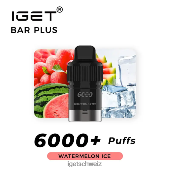 IGET bar buy online Bar Plus Pod 6000 Züge JNJRFD272 Wassermeloneneis