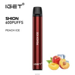 3 x IGET vape Schweiz Shion JNJRFD23 Pfirsicheis