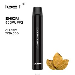 3 x online IGET vapes Shion JNJRFD9 klassischer Tabak