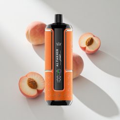 Al Fakher Crown Bar 15K Hypermax Einweg-Vape Kit Pfirsich Eis vape großhandel Schweiz E-Liquid-Kapazität: 22ml Batterie: 600mAh Batterie