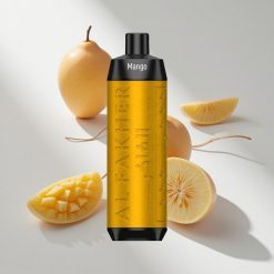 Al Fakher Crown Bar 8000 Kristall Wegwerf-Vape Mango Eis vape großhandel Schweiz 18ml E-Liquid-Kapazität Bis Zu 8000 Züge