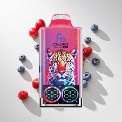 Fumot Leopard 40000 Puffs Blaubeere Kirsche Preiselbeere vape großhandel Schweiz 0% Nikotin 700mAh Batterie