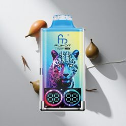 Fumot Leopard 40000 Puffs Einweg-Vape Schwarzer Drache Eis vape großhandel Schweiz Duales Mesh Typ-C-Aufladung