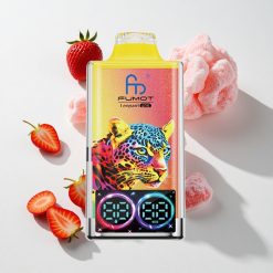 Fumot Leopard 40000 Puffs Erdbeer-Eis vape großhandel Schweiz 0% Nikotin 700mAh Akku