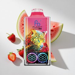 Fumot Leopard 40000 Puffs Erdbeer Wassermelone vape großhandel Schweiz 0%, 5% Nikotin 700mAh Batterie Typ-C-Ladung