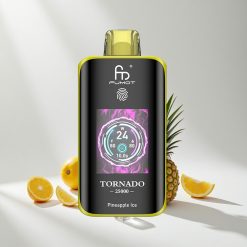 Fumot Tornado 25000 Puffs Ananas-Eis vape großhandel Schweiz 20ml vorgefüllte E-Liquid 700mAh wiederaufladbarer Akku