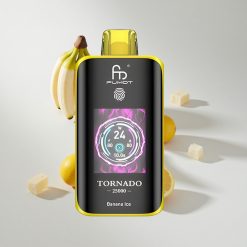 Fumot Tornado 25000 Puffs Bananeneis vape großhandel Schweiz 700mAh wiederaufladbarer Akku 20ml vorgefüllte E-Flüssigkeit