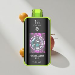Fumot Tornado 25000 Puffs Doppelapfel vape großhandel Schweiz HD-Bildschirm 20ml vorgefüllte E-Flüssigkeit