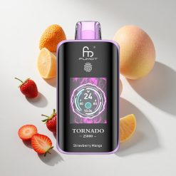 Fumot Tornado 25000 Puffs Erdbeere Mango vape großhandel Schweiz 20ml vorgefüllte E-Flüssigkeit 700mAh wiederaufladbarer Akku