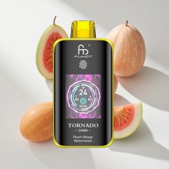 Fumot Tornado 25000 Puffs Pfirsich Mango Wassermelone vape großhandel Schweiz 700mAh wiederaufladbarer Akku 20ml vorabgefüllte E-Flüssigkeit