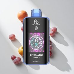 Fumot Tornado 25000 Puffs Traube Eis vape großhandel Schweiz 700mAh wiederaufladbarer Akku 20ml vorabgefüllte E-Flüssigkeit
