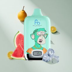 Fumot Tornado Digital Box 12000 Puffs Einweg-Vape Kühle Minze vape großhandel Schweiz 20ml E-Liquid & 550mAh wiederaufladbarer Akku