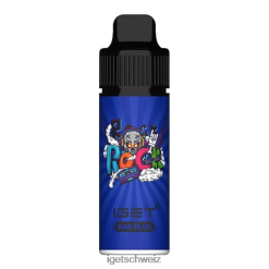 IGET bar buy online bar plus – 6000 Züge JNJRFD663 Blaubeer-Himbeer-Kaugummi