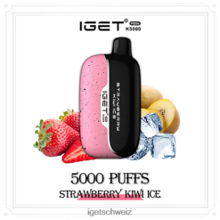 IGET bar buy online Moon 5000 Züge JNJRFD228 Erdbeer-Kiwi-Eis