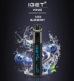 IGET bar King – 2600 Züge JNJRFD555 eisgekühlte Blaubeere