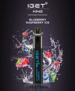 IGET bar online King – 2600 Züge JNJRFD628 Blaubeer-Himbeer-Eis