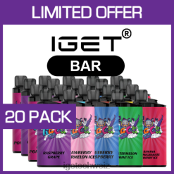 IGET bar online Riegel – 3500 Züge – 20er-Packung JNJRFD483
