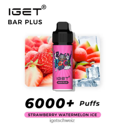 IGET bar online Riegel plus 6000 Züge JNJRFD242 Erdbeer-Wassermelonen-Eis