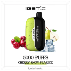 IGET bar vape online Moon 5000 Züge JNJRFD215 Kirschschnee-Birnen-Eis