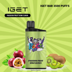 IGET bar vape online-Riegel – 3500 Züge JNJRFD615 Passionsfrucht-Kiwi-Guave