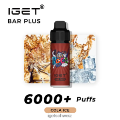 IGET bar vape online Riegel plus 6000 Züge JNJRFD232 Cola-Eis