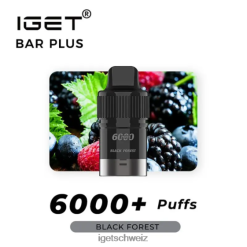 IGET online Bar Plus Pod 6000 Züge JNJRFD265 schwarzer Wald