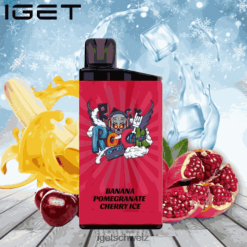 IGET online-Riegel – 3500 Züge JNJRFD653 Bananen-Granatapfel-Kirsch-Eis