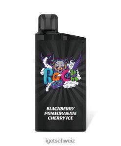 IGET vape Schweiz bar JNJRFD150 Brombeer-Granatapfel-Kirsch-Eis