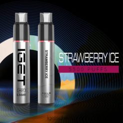 IGET vape Schweiz heiß – 5500 Züge JNJRFD537 Erdbeereis