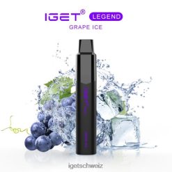 IGET vape Schweiz-Legende – 4000 Züge JNJRFD511 Traubeneis