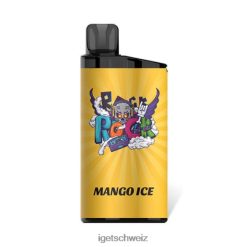 IGET vape Schweiz Riegel 3500 Züge JNJRFD299 Mango-Eis
