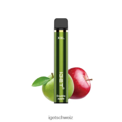 IGET vape Schweiz xxl 1800 Züge JNJRFD352 Doppelapfel