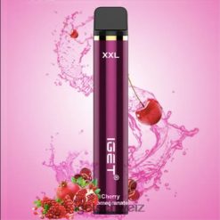 IGET vape Schweiz xxl – 1800 Züge JNJRFD577 Kirschgranatapfel