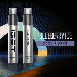 IGET vape shop heiß – 5500 Züge JNJRFD522 Blaubeereis