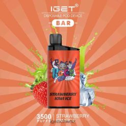 IGET vape shop-Riegel – 3500 Züge JNJRFD587 Erdbeer-Kiwi-Eis