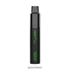 Nikotinfrei IGET vape shop Legend 4000 Züge JNJRFD402 Passionsfrucht-Mango-Eis