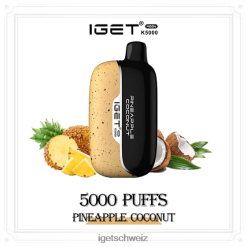 online IGET vapes Moon 5000 Züge JNJRFD226 Ananas-Kokosnuss