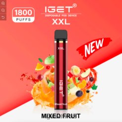 online IGET vapes xxl – 1800 Züge JNJRFD489 gemischte Frucht