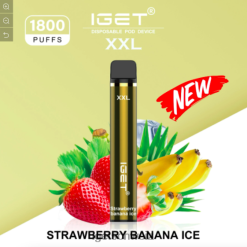 online IGET vapes xxl – 1800 Züge JNJRFD603 Erdbeer-Bananen-Eis
