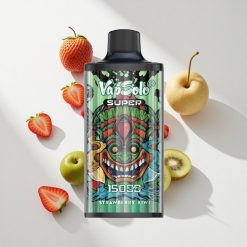 Vapsolo Super 15000 Puffs Erdbeere Kiwi vape großhandel Schweiz Kartongröße: 44 43 26,5CM E-Liquid: 40ml