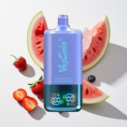 VapSolo Triple 30000 Puffs Erdbeer-Wassermelone & Blaubeer-Eis vape großhandel Schweiz 40ml E-Liquid, 20 mg/ml,50 mg/ml Nikotinstärke