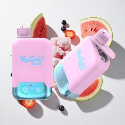 Vapsolo Twins 20000 Puffs Schwarz Eis Drachenfrucht Erdbeere & Himbeere Wassermelone vape großhandel Schweiz 40 ml E-Liquid 2 Öltanks