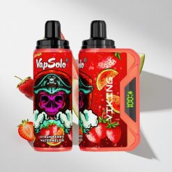 VapSolo VIKING 12000 Puffs Einweg-Vape Erdbeere Wassermelone vape großhandel Schweiz Kartongröße:44×28×12.6mm E-Liquid:22ml