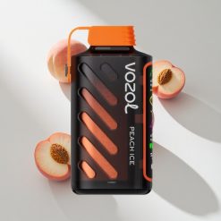 VOZOL Gear Power 20000 Puffs Pfirsich Eis vape großhandel Schweiz Technologie: S.i.L.C. Tech, Vorgefüllte E-Liquid-Kapazität: 20mL